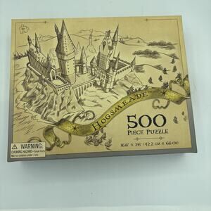Harry Potter Hogsmeade 500 Piece Puzzle Map Hogwarts 16.6x26 Wizarding World